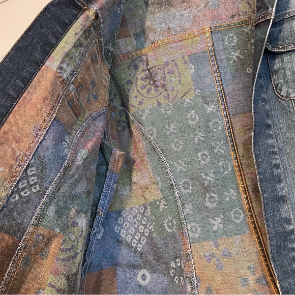 Chico's Blue Denim Jean Jacket - Picture 4 of 9